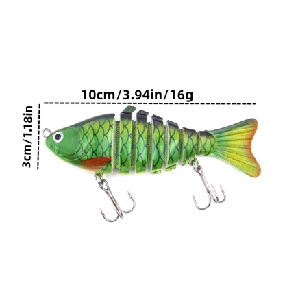 🎣 50% RABAT! 🐟 Multi-segmenteret bionisk svømmende kunstagn
