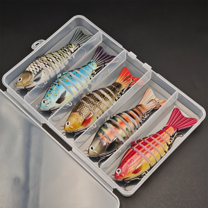 🎣 50% RABAT! 🐟 Multi-segmenteret bionisk svømmende kunstagn