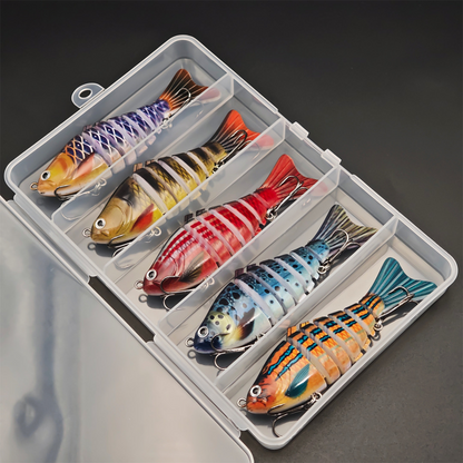 🎣 50% RABAT! 🐟 Multi-segmenteret bionisk svømmende kunstagn