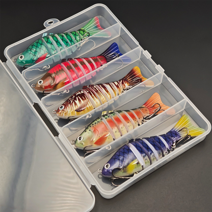 🎣 50% RABAT! 🐟 Multi-segmenteret bionisk svømmende kunstagn