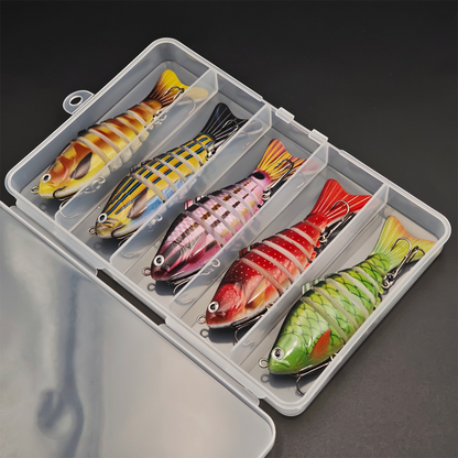 🎣 50% RABAT! 🐟 Multi-segmenteret bionisk svømmende kunstagn