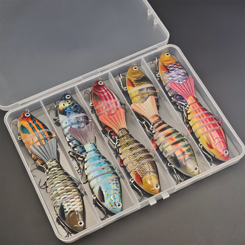 🎣 50% RABAT! 🐟 Multi-segmenteret bionisk svømmende kunstagn