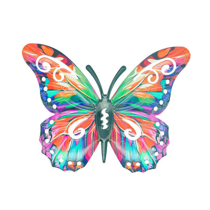 🦋 Metal-vægdekoration formet som en sommerfugl ✨——🌳 Udendørsdekoration