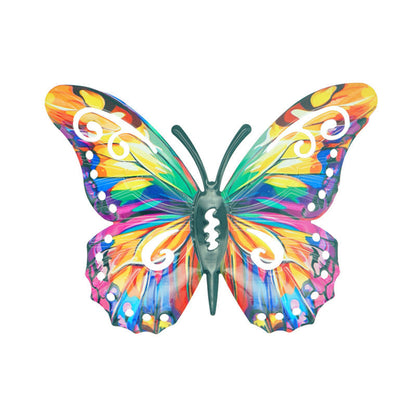 🦋 Metal-vægdekoration formet som en sommerfugl ✨——🌳 Udendørsdekoration