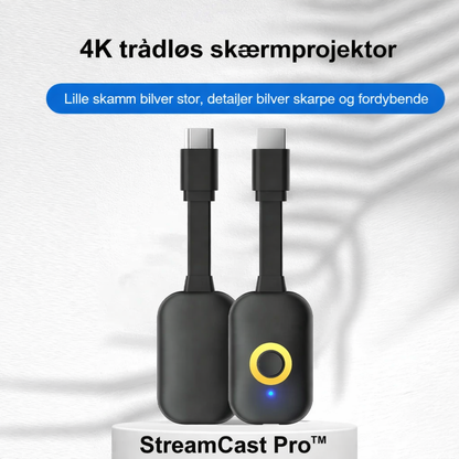 StreamCast Pro™ Trådløs skærmspejling – Større billede direkte på dit TV