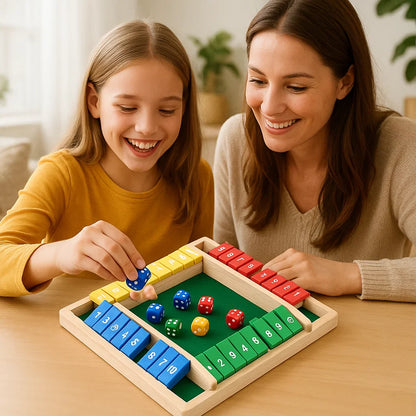 Familiespil Shut The Box™ – Sæt til 4 spillere