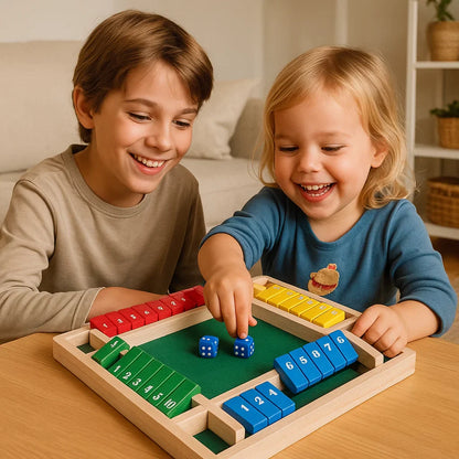 Familiespil Shut The Box™ – Sæt til 4 spillere