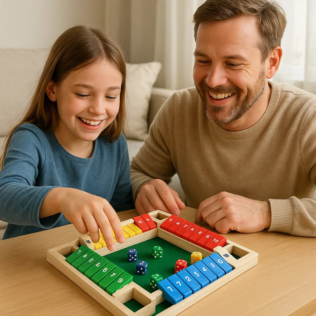 Familiespil Shut The Box™ – Sæt til 4 spillere