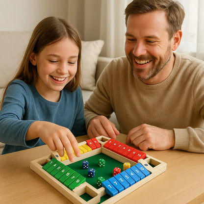 Familiespil Shut The Box™ – Sæt til 4 spillere