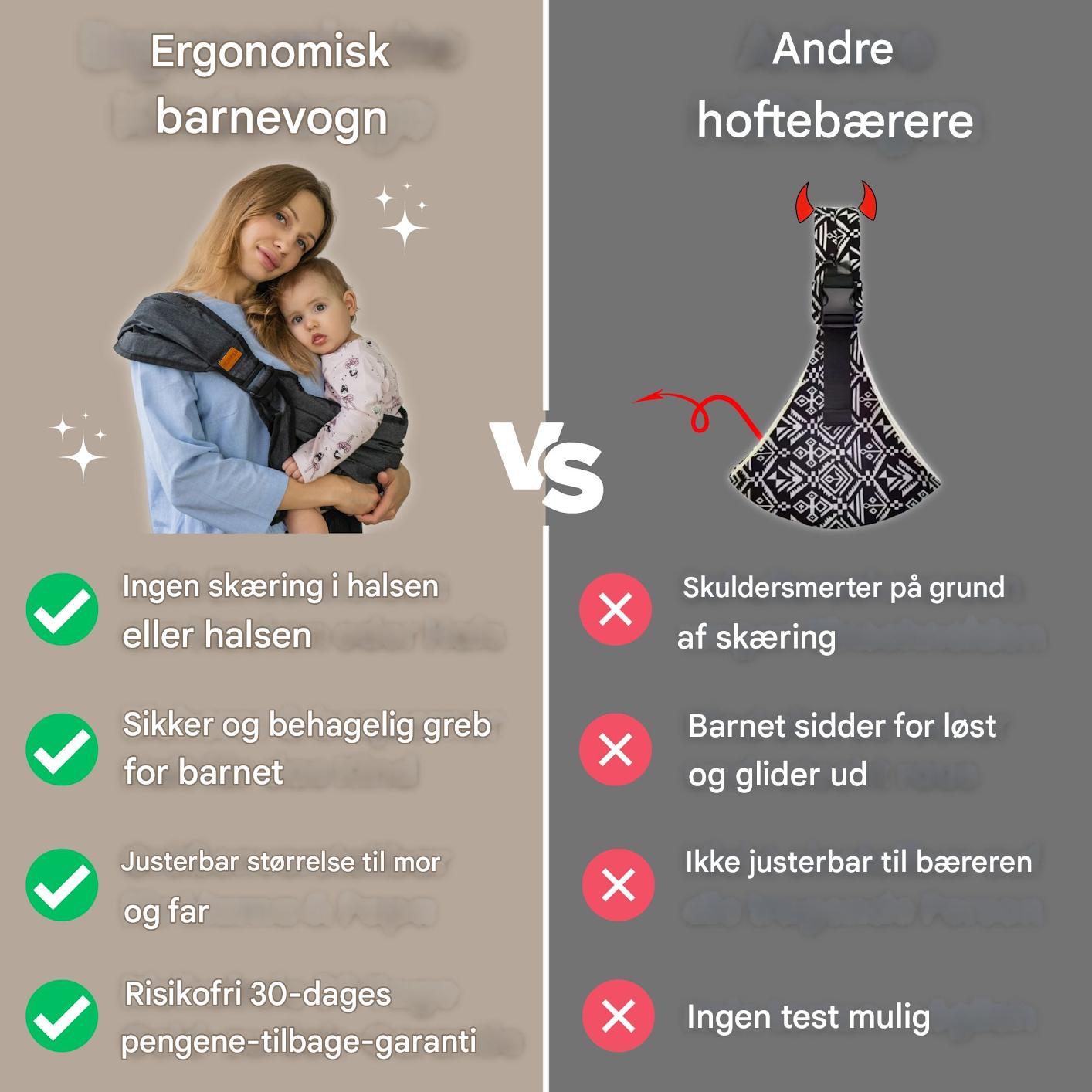 Nova Baby Taske - komfort og lethed at bære