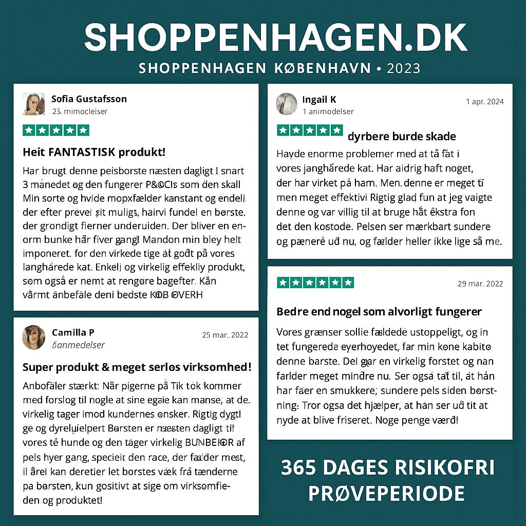 Shoppenhagen™ – Den originale multifunktionelle fnugfjerner