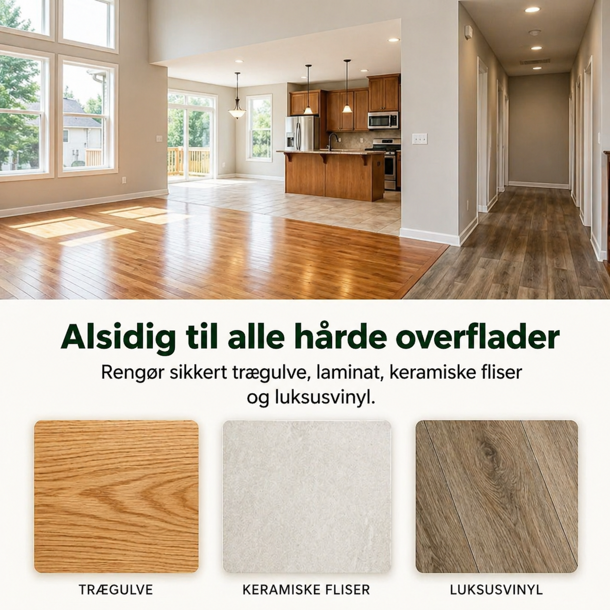 ✨ Hurtigtørrende, dybderensende gulvrengøringsmiddel 🐾