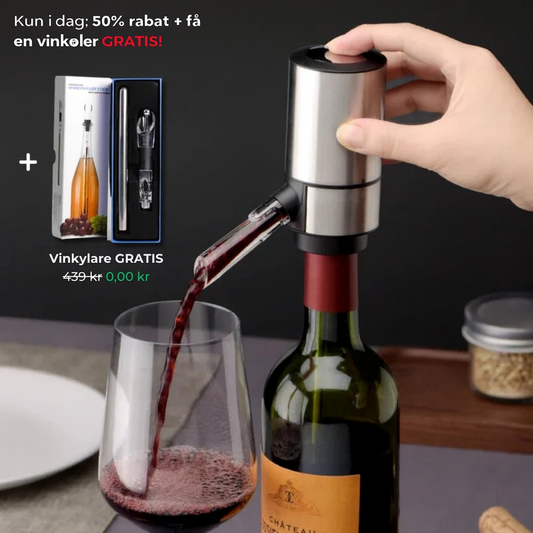 DekantPro™ Vindekanter med Luftning & Pip – Perfekt Hällning, Perfekt Smak