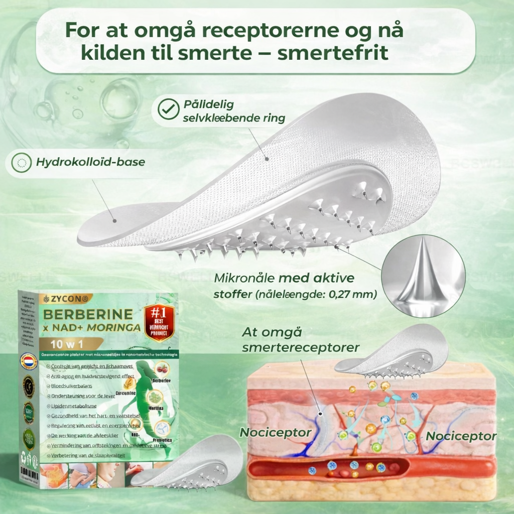 Zycon® Nano Micronålsplåster – 28 dagars metabolismstöd