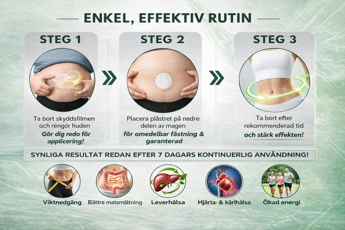Zycon® Nano Micronålsplåster – 28 dagars metabolismstöd